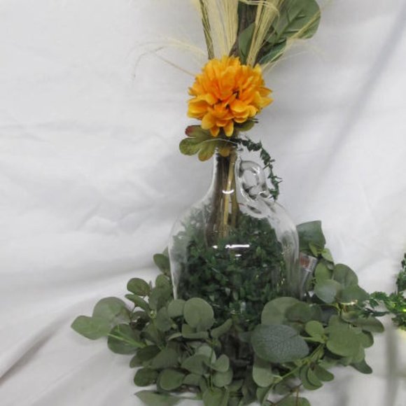 Large Eucalyptus Floral Wreaths Wedding Table Centerpiece Decor Rustic Wedding - Picture 3 of 9